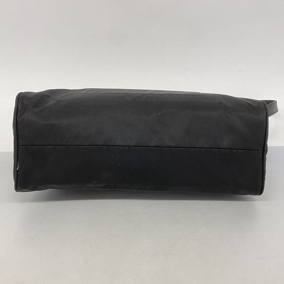 Prada Shoulder Bag Nylon Black Gold Hardware Women - Picture 3 of 10